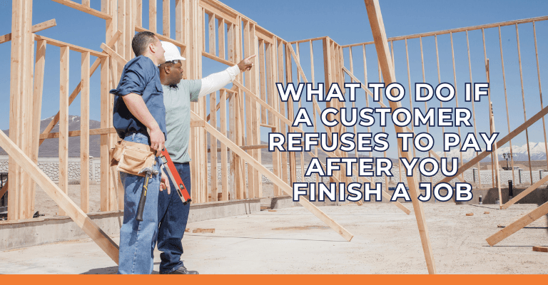 What Canadian Contractors Should Do When a Client Refuses to Pay